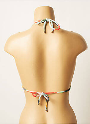 Sutien de costum de baie elasticitate top triunghiuri albastru LA PLAYA femeie