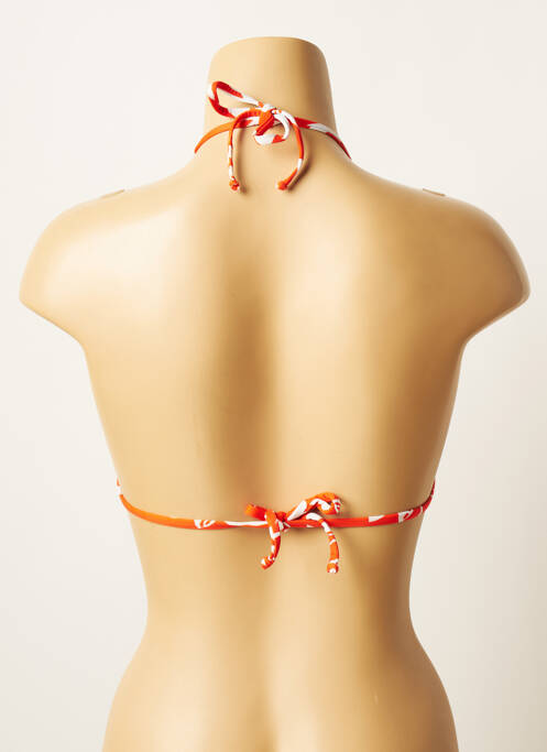 Sutien de costum de baie elasticitate top triunghiuri portocaliu SALINAS femme