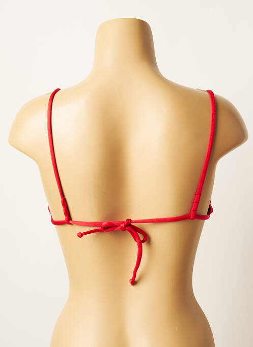 Sutien de costum de baie elasticitate top triunghiuri roșu SALINAS femme