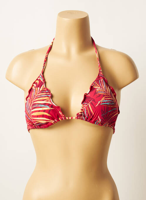 Sutien de costum de baie roșu SALINAS femeie