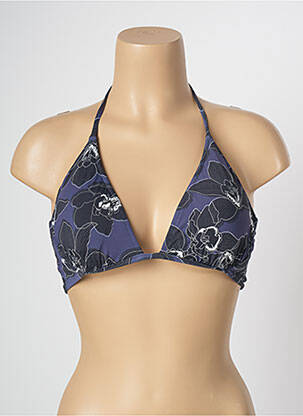 Sutien de costum de baie elasticitate top sutien modelat albastru SALINAS femeie