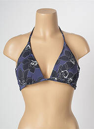 Sutien de costum de baie elasticitate top sutien modelat albastru SALINAS femme