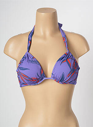 Sutien de costum de baie elasticitate top sutien modelat violet SALINAS femeie