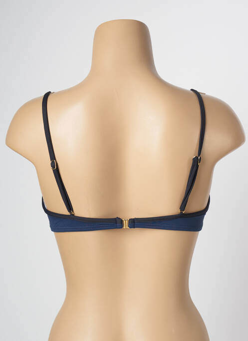 Sutien de costum de baie elasticitate sutien cupe întregi cu decolteu înalt albastru SALINAS femme