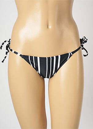 Chiloți de baie microfibre bikini negru SALINAS femeie