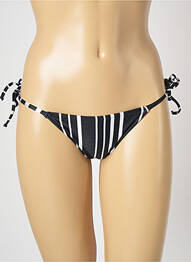 Chiloți de baie microfibre bikini negru SALINAS femeie