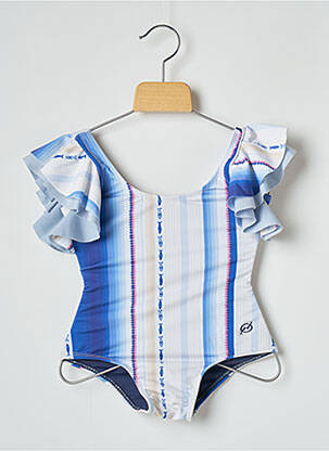 Costum de baie dintr-o singură piesă albastru BLUE MAN fată