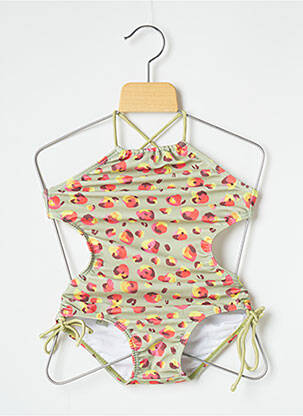 Costum de baie dintr-o singură piesă verde BLUE MAN fată