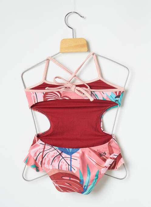 Costum de baie dintr-o singură piesă roz BLUE MAN fată