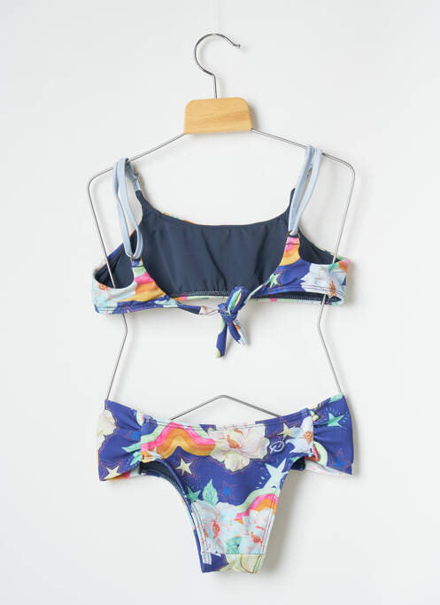 Costum de baie din două piese albastru BLUE MAN fată