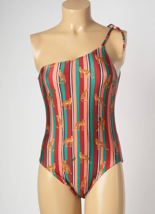 Costum de baie dintr-o singură piesă maro SALINAS femeie