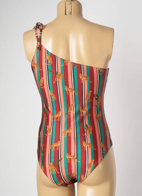 Costum de baie dintr-o singură piesă maro SALINAS femeie