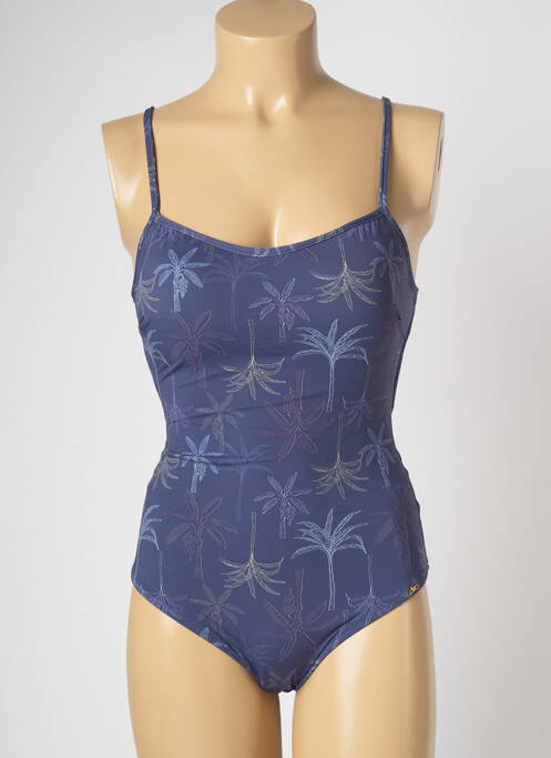 Costum de baie dintr-o singură piesă albastru SALINAS femeie