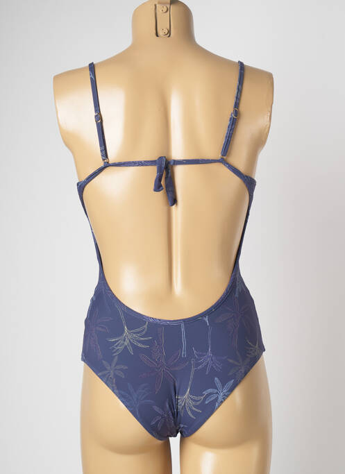 Costum de baie dintr-o singură piesă albastru SALINAS femeie