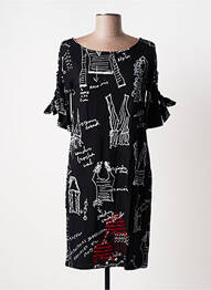 Rochie scurtă mâneci scurte mâneci scurte negru DESIGUAL femeie