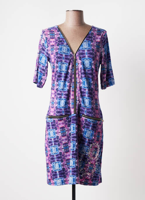 Rochie midi violet DESIGUAL femeie