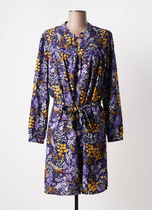 Rochie midi violet BLANCHEPORTE femeie