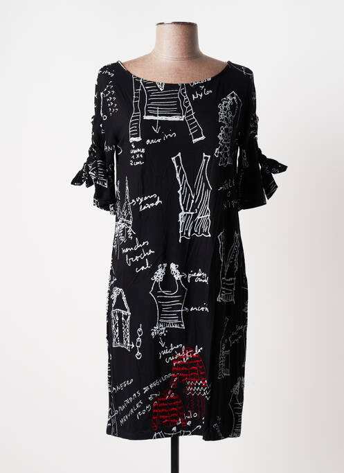 Rochie scurtă negru DESIGUAL femeie