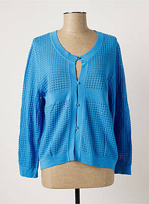 Vestă cu mâneci lungi albastru MONTAGUT femeie