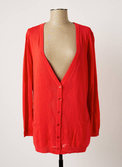 Vestă cu mâneci lungi roșu POLES femeie