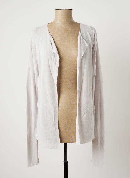 Vestă cu mâneci lungi gri POLES femeie