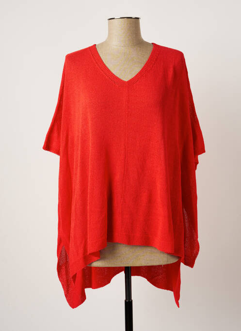 Poncho roșu POLES femeie