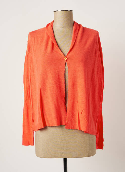 Vestă cu mâneci lungi portocaliu POLES femeie