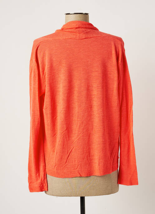 Vestă cu mâneci lungi portocaliu POLES femeie