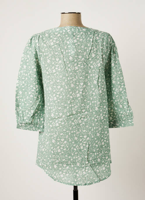 Tunică mâneci lungi verde BLANCHEPORTE femeie