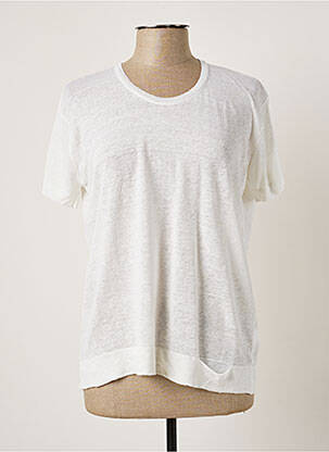 Pulover alb POLES femeie