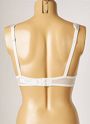 Sutien broderie sutien push-up cu aer, model înalt alb AUBADE femeie