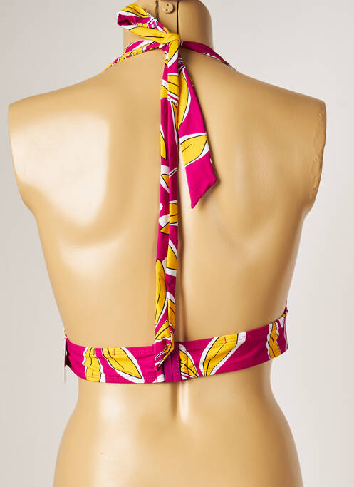 Sutien de costum de baie elasticitate sutien cu susținere înaltă și burete detașabil roz AUBADE femme