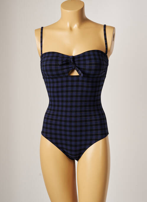 Costum de baie dintr-o singură piesă albastru SIMONE PERELE femeie