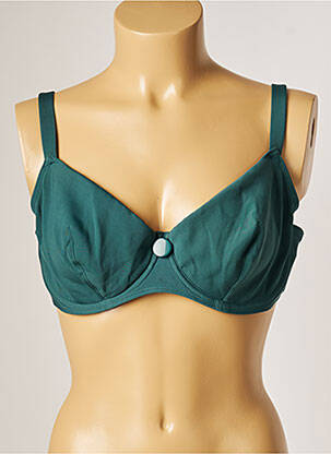 Sutien de costum de baie elasticitate sutien cupe întregi cu decolteu înalt verde SIMONE PERELE femeie