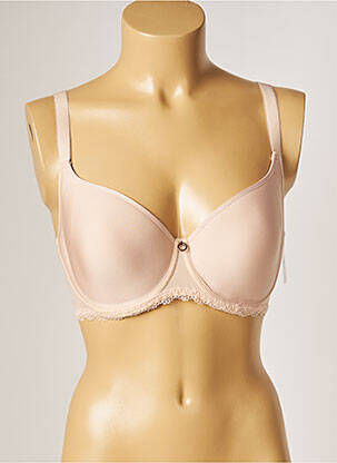Sutien efect material satinat top sutien modelat roz AUBADE femeie