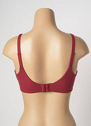 Sutien broderie top triunghiuri roșu FEMILET femeie
