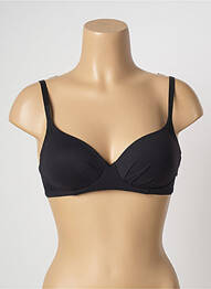 Sutien efect material satinat top sutien modelat negru FEMILET femme