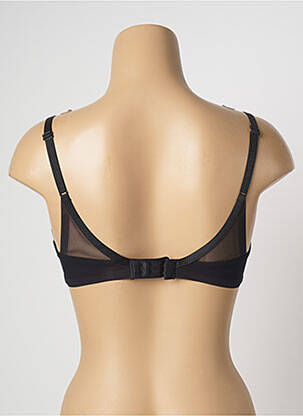 Sutien efect material satinat top sutien modelat negru FEMILET femeie