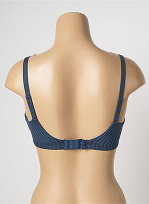 Sutien efect material satinat top sutien modelat albastru FEMILET femeie