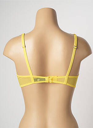 Sutien broderie top sutien modelat galben IMPLICITE femeie
