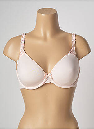 Sutien efect material satinat top sutien modelat roz SIMONE PERELE femeie
