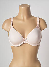 Sutien efect material satinat top sutien modelat roz SIMONE PERELE femme