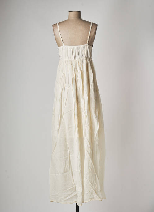 Rochie lungă bej GOA femeie