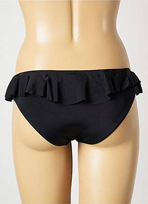 Chiloți de baie țesătură satinată chiloți negru MON PETIT BIKINI femeie