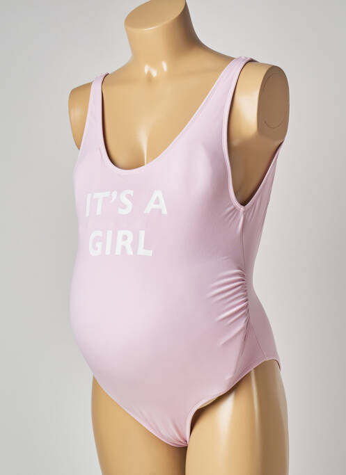 Costum de baie maternitate roz MON PETIT BIKINI femeie