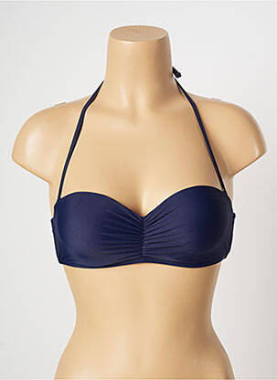 Sutien de costum de baie elasticitate top bentiță albastru MON PETIT BIKINI femeie