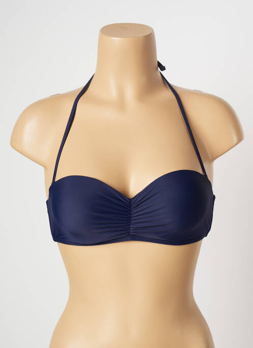 Sutien de costum de baie elasticitate top bentiță albastru MON PETIT BIKINI femme