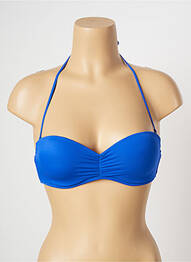 Sutien de costum de baie bretele elastice top sutien push-up albastru MON PETIT BIKINI femme