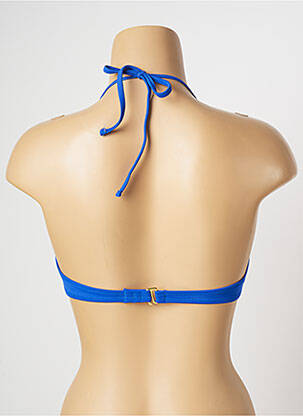 Sutien de costum de baie bretele elastice top sutien push-up albastru MON PETIT BIKINI femeie