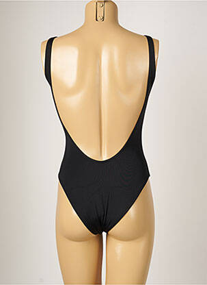Costum de baie dintr-o singură piesă elasticitate sutien cupe întregi cu decolteu înalt negru ADOPT' X MON PETIT BIKINI femeie